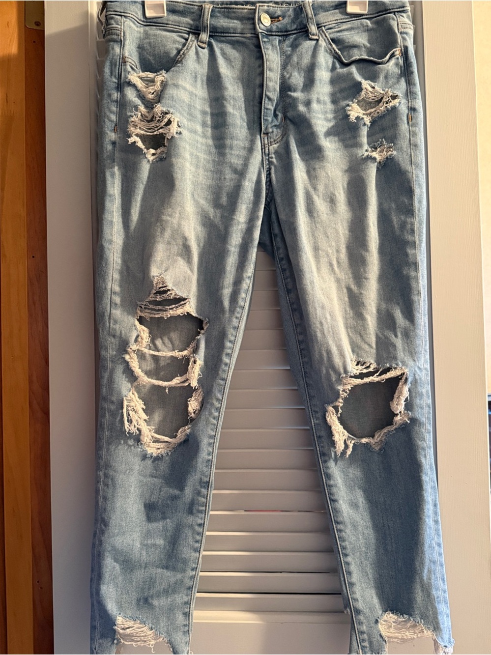 American Eagle Light Blue Stretch Denim Jeans